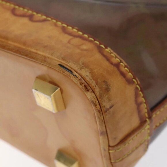 LOUIS VUITTON Monogram Vinyl Cava Amble PM Tote Bag Brown M92502 LV Auth bs25358 - Picture 10 of 14